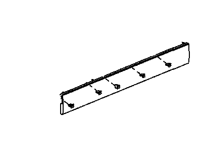 Jeep 5KL71XDVAB PANEL Swing gate trim