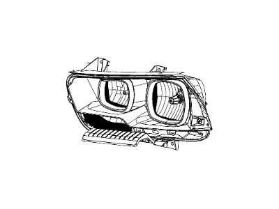 Dodge 57010413AD HEADLAMP