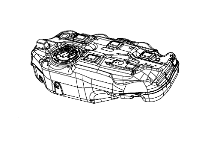 Dodge 68166587AB TANK Fuel