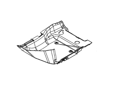 Mopar 6AU90LXHAA Carpet Front Floor 6AU90LXHAA Mopar Carpet Front Floor Illustration 1 of 1