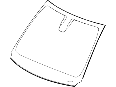 Chrysler 68249100AA WINDSHIELD Shipping Assembly - 30 Lite Glass With Gasket