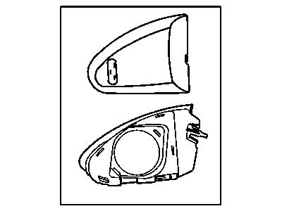 Mopar RB221X9AC Housing Speaker With Grille RB221X9AC Mopar Housing Speaker With Grille Illustration 1 of 1