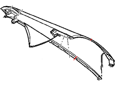 Dodge 5029103AE FENDER Front