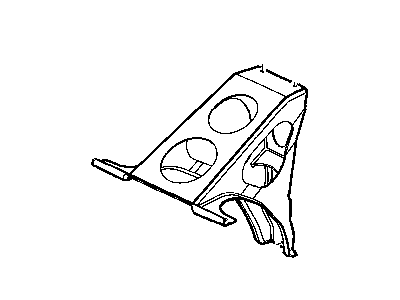 Dodge 4865830AB BRACKET Sill To Fender