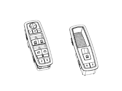 2016 Jeep Cherokee Power Window Switch - 68620464AA