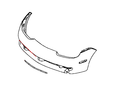 Dodge 5014480AC FASCIA Front Primed
