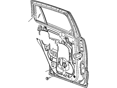 Mopar 5115692AB Foam Block Rear Door
