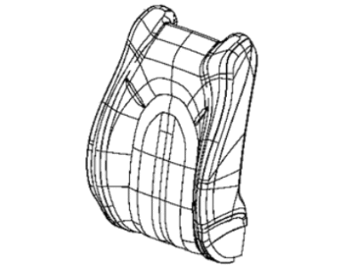 Mopar 6RX86LA3AA Cover Front Seat Back