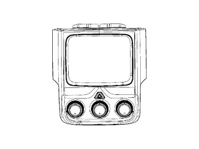 Ram 68236774AA CONTROL A/C And Heater