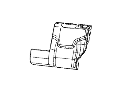 Mopar 6EN24U5NAA Cover Rear Seat Back 6EN24U5NAA Mopar Cover Rear Seat Back Illustration 1 of 1