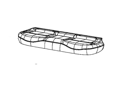 Mopar 6EN23U5YAA Cover Rear Seat Cushion 6EN23U5YAA Mopar Cover Rear Seat Cushion Illustration 1 of 1