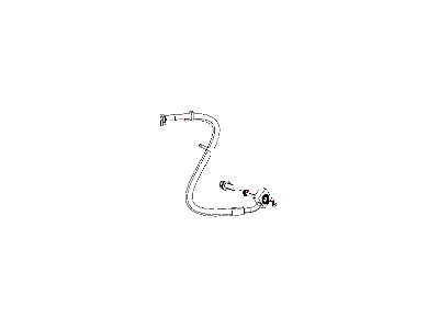 Mopar 55398310AF Tube And Hose Assembly Brake Right Rear Mopar 55398310AF Tube And Hose Assembly Brake Right Rear