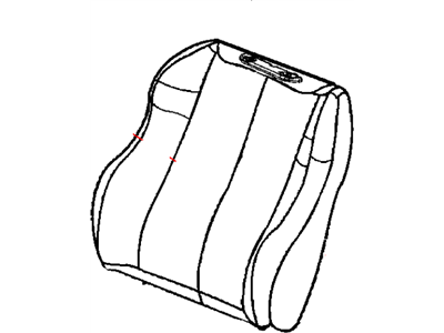 Mopar UK231T5AA Cover Front Seat Back