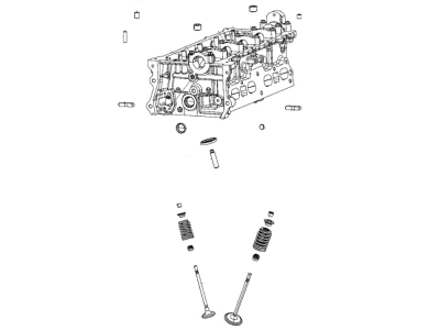 Mopar 5048506AB Head Assembly Engine Cylinder Mopar 5048506AB Head Assembly Engine Cylinder