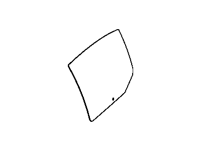 Mopar 5074574AA Glass Rear Door