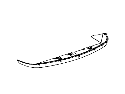 Dodge 5113133AB AIR DAM Front