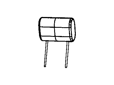 Jeep 1KF901D5AA HEADREST Front