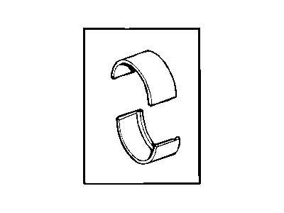 Mopar 5003965AB Bearing Package Crankshaft .25 Mm Undersize