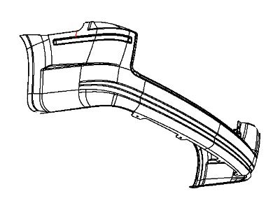 Dodge 68048158AC FASCIA Rear