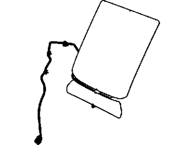 Dodge 68140107AB HEATED PAD Seat Back