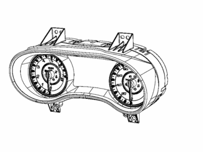 Chrysler 68351235AC Instrument Cluster