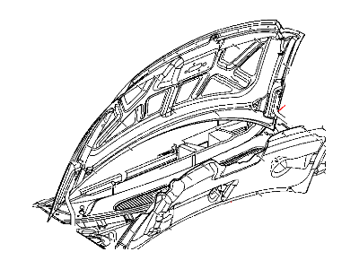 Mopar 4860455AF Hood