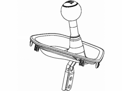 1XM381VXAC Mopar Knob Gearshift Illustration 1 of 1