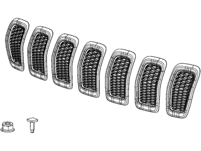 Jeep 6AZ88LS1AB GRILLE KIT Radiator