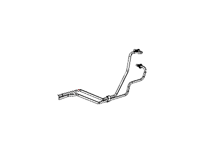 Jeep 55037841AJ HOSE AND TUBE Oil Cooler Pressure and Return