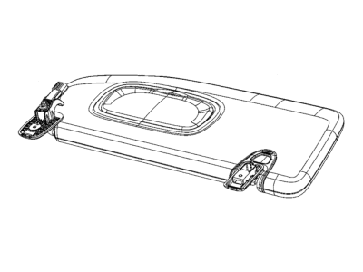 Chrysler Pacifica Sun Visor - 7BC57DX9AB