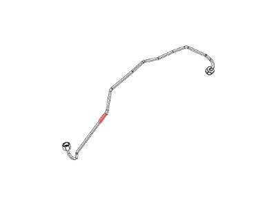 Jeep 68148337AB TUBE Fuel Supply and Return