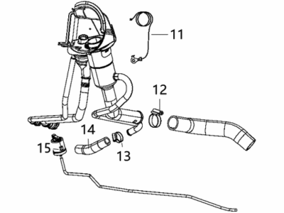 Mopar 68090394AD Tube Fuel Filler