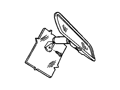 Jeep 4805572AA MIRROR Inside Rear View