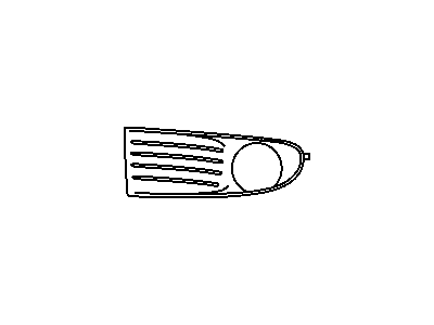 Mopar 5178285AA Bezel Fog Lamp