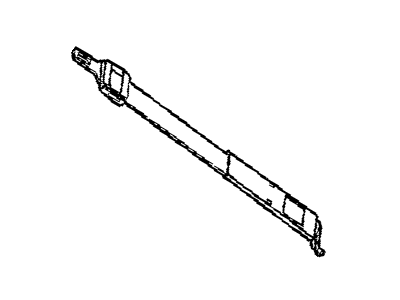 Mopar 5GW30BD5AC Seat Belt Tip Half Center 5GW30BD5AC Mopar Seat Belt Tip Half Center Illustration 1 of 1