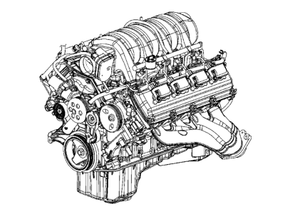 Ram R8310994AA ENGINE Long Block SERVICE WARNING: If The Orginal Engine Has Experienced A Catastrophic Failure - Including Piston, Cylinder Bore, Valve, or Valve Seat Failure -The Intake Manifold Must Be Replaced With A New Manifold.