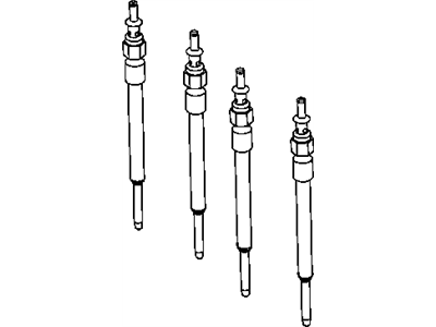 Mopar 68096212AA Glow Plug 68096212AA Mopar Glow Plug Illustration 1 of 1