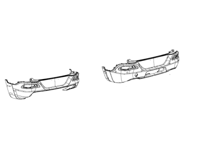 Jeep 68293355AB FASCIA Rear Lower