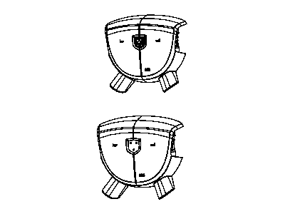 Ram 1EF19BD3AG AIR BAG Driver