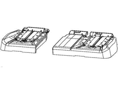 Mopar 68224697AA Foam Seat Cushion Third Row