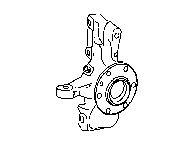 Dodge 68006695AA KNUCKLE Front