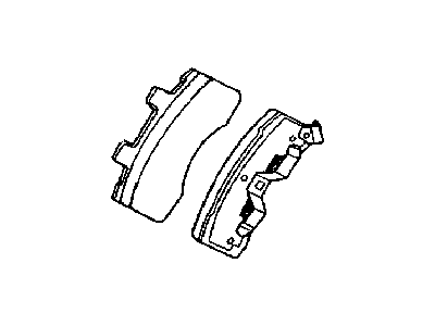 Dodge 4886279AC Brake Pads
