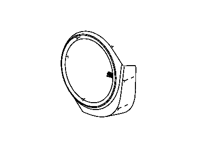 Mopar 1AW72DKAAA Grille Speaker 1AW72DKAAA Mopar Grille Speaker Illustration 1 of 1