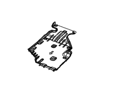 Chrysler 68244845AC PANEL Diffuser Rear Suspension