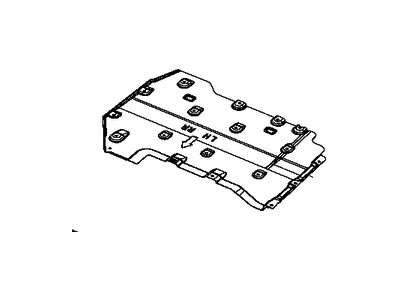 Mopar 68250634AD Shield Floor Pan Mopar 68250634AD Shield Floor Pan