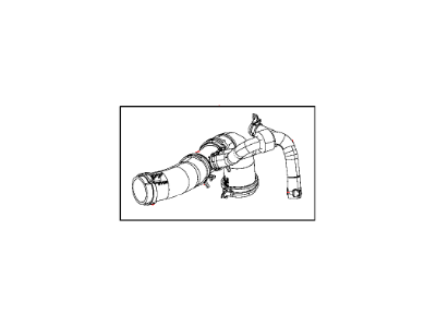 Ram 68184897AB HOSE Radiator Outlet