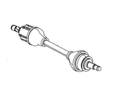 68287866AA Mopar Shaft Axle Half Illustration 1 of 1