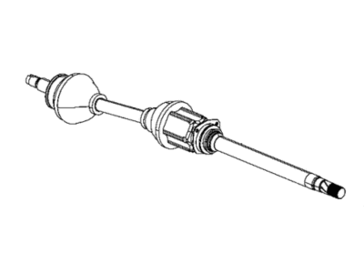 68287867AA Mopar Shaft Axle Half Illustration 1 of 1