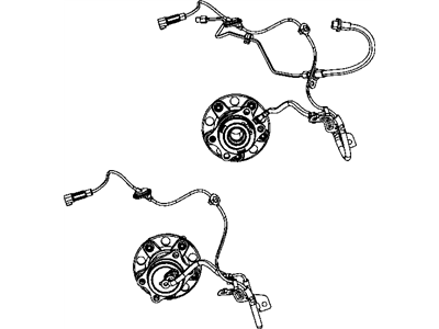 Jeep 5105064AA SENSOR Anti-Lock Brakes