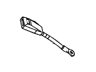 Mopar 55352609 Seat Belt Front Inner